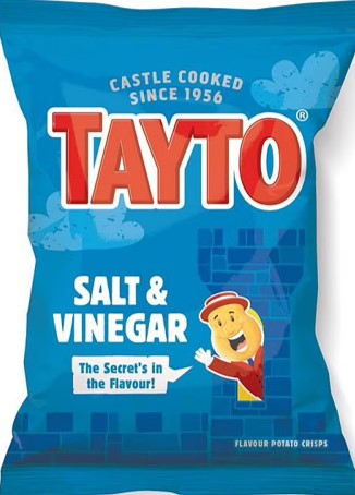 Tayto Salt & Vinegar Crisps - Past Best Before