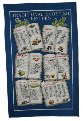 Tea Towel - Scottish Recipes