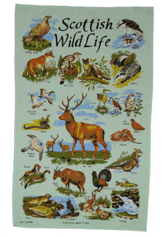 Tea Towel - Scottish Wild Life