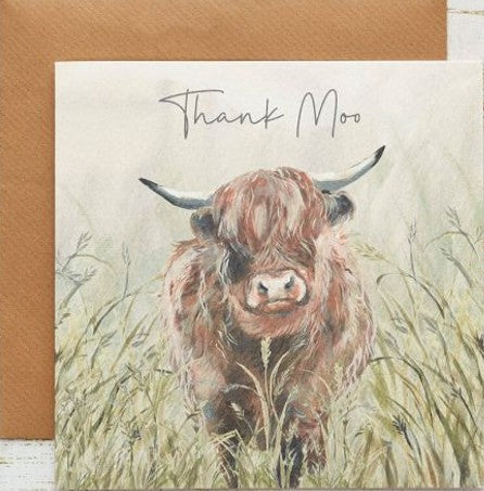 Notecard - Thank Moo