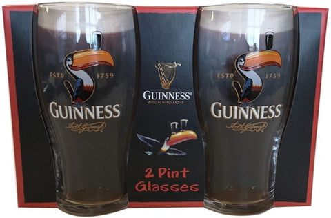 Guinness – Toucan Pint Glasses 2 Pack