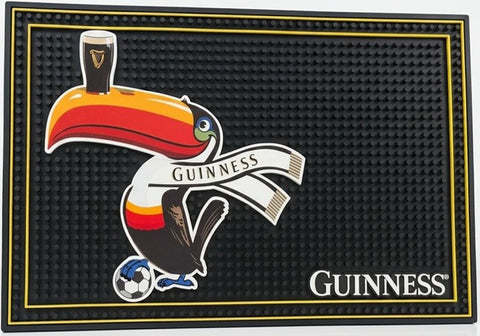 Guinness Toucan Soccer Large PVC Bar Mat