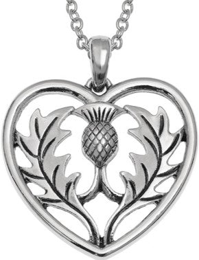 Pendant - Thistle and Heart