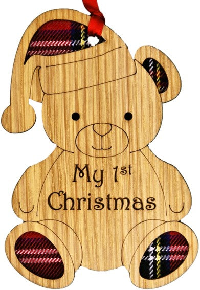 Christmas Ornament - My 1st Christmas Teddy Bear