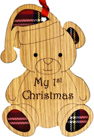 Christmas Ornament - My 1st Christmas Teddy Bear
