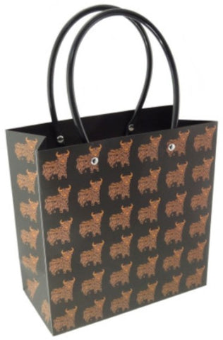 Gift Bag - Highland Cows Repeat