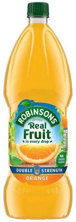 Robinson's Orange NSA Double Concentrate 1.75L