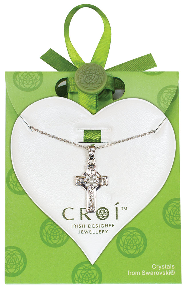 Celtic Cross Swarovski Crystal Pendant