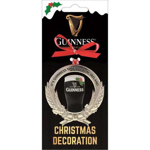 Guinness Metal Christmas Ornament