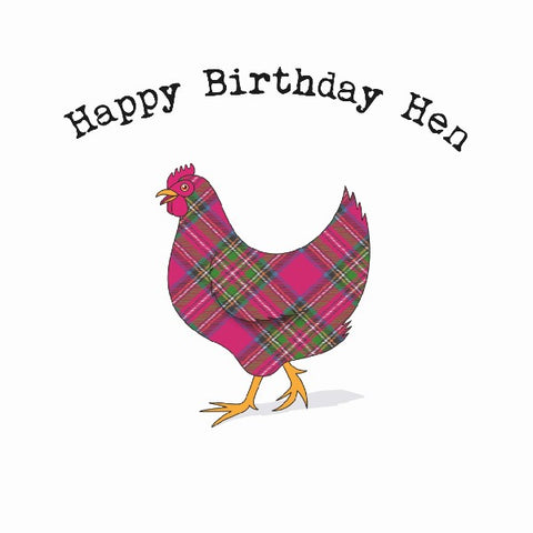 Birthday Card - Hen