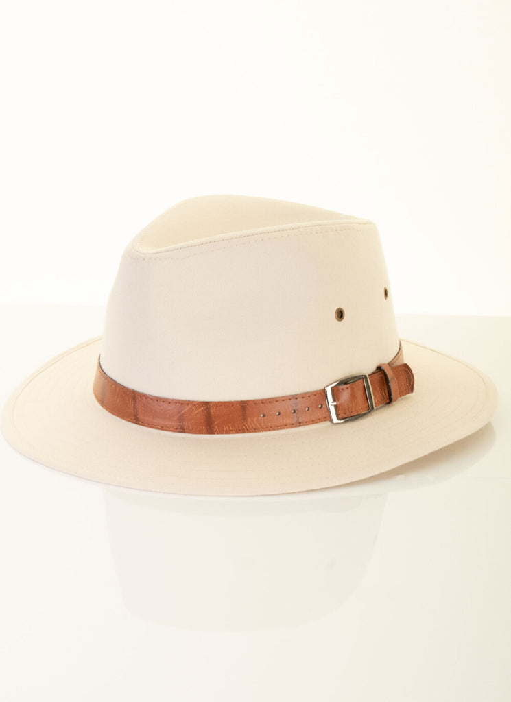 Hat - Panama Cotton Twill