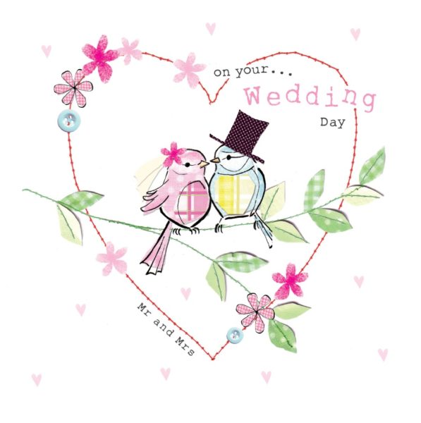 Congratulations Card - On Your Wedding Day