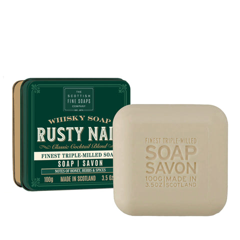 Whisky Soap In A Tin Rusty Nail