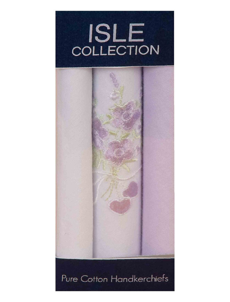 Handkerchiefs - Ladies Floral/Lilac