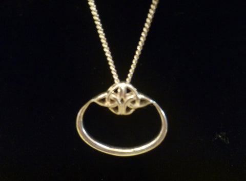 Double Trinity Oval Pendant