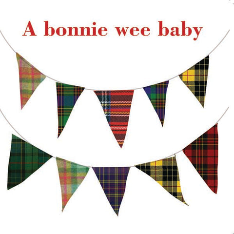 Congratulations Card - A Bonnie Wee Baby