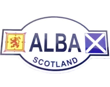 Bumper Sticker - Alba Scotland Lion & Saltire