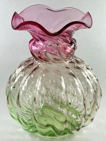Thistle Shaped Glass Vase