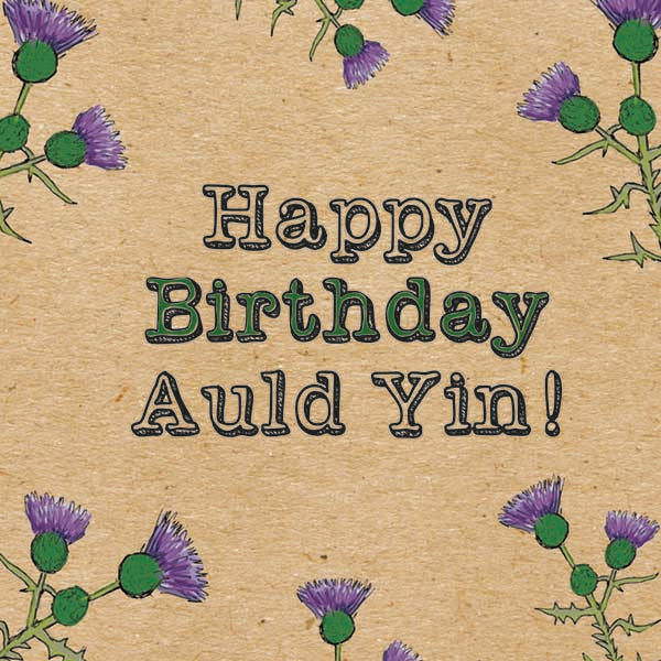 Birthday Card - Auld Yin
