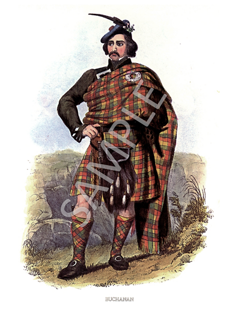 R.R. McIan Colour Prints - Clan Highlanders