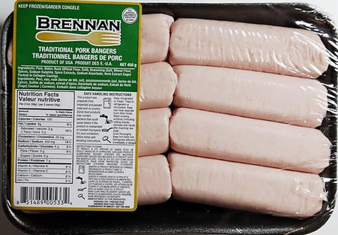 Traditional Pork Bangers - Brennan's