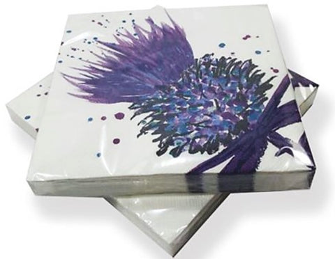 Serviettes - Luncheon - Large Bramble Thistle