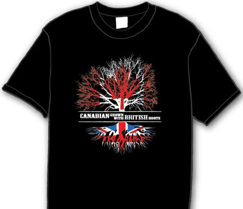 T-Shirt - Canadian Grown With British Roots
