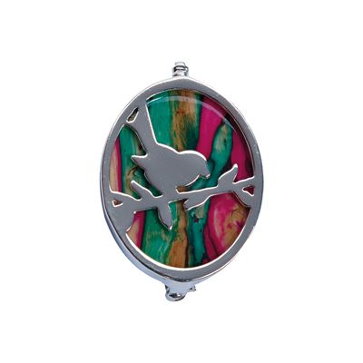Heathergems Robin Brooch