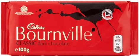 Chocolate - Cadbury Bournville 100g