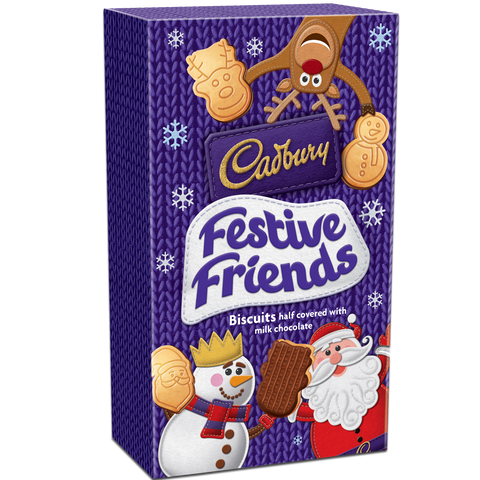 Chocolate - Cadbury Festive Friends Biscuits