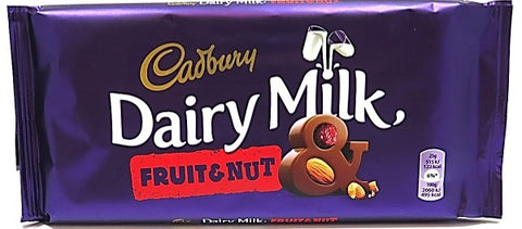 Chocolate - Cadbury Dairy Milk Fruit & Nut 180g