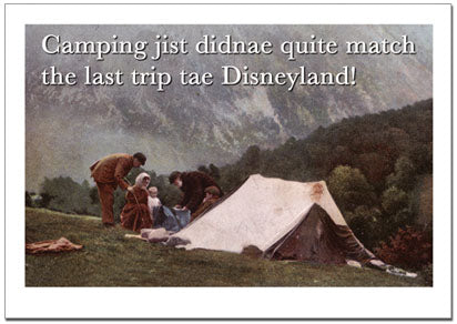 Notecard - Humour - Camping