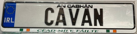 License Plate - Long - Irish County