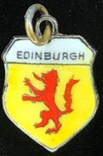 Charm - Sterling Silver & Enamel - Edinburgh