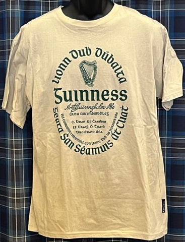 T-Shirt - Guinness Cream Gaelic Label