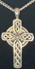 Celtic Cross Pendant Sterling Silver