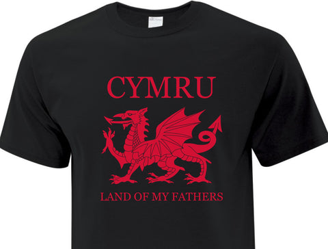 T-Shirt - Cymru Land Of My Fathers