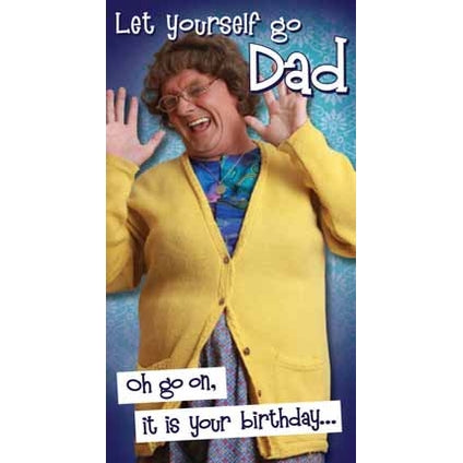 Birthday Card - Mrs. Brown's Boys - Dad