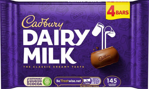 Chocolate - Cadbury Dairy Milk 4 Pack