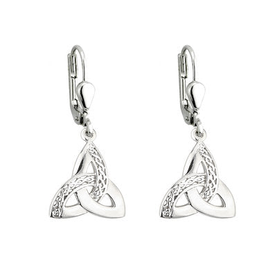 Trinity Knot Drop Earrings