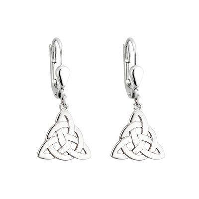 Celtic Knot Drop Earrings