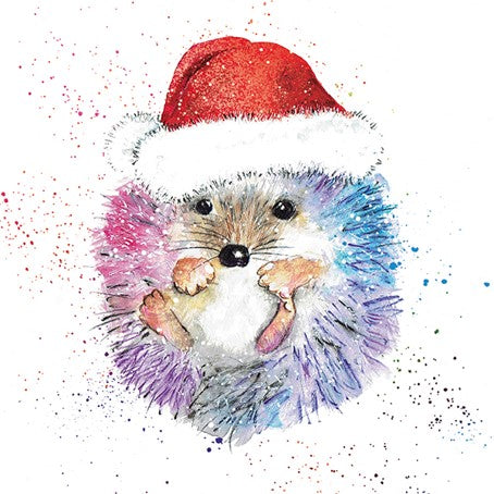 Christmas Card Pack - Fluffy Hedgehog