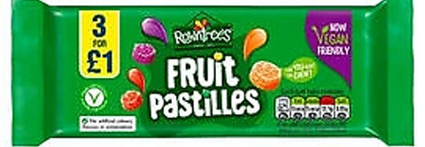 Rowntree's Fruit Pastilles Roll 3 packs
