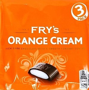 Chocolate - Fry's Orange Cream 3 Pack