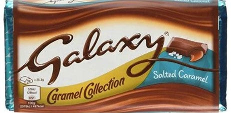 Chocolate - Mars Galaxy Smooth Milk Salted Caramel 135g
