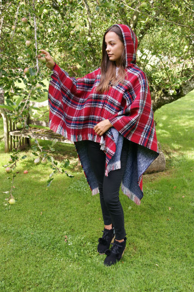 Tartan Poncho