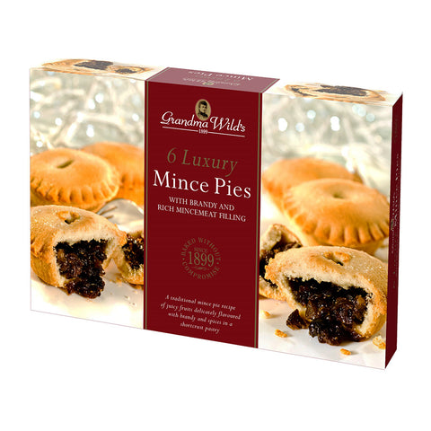 Grandma Wild's Luxury Brandy Mince Pies - PAST BEST BEFORE