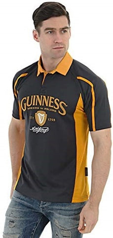 Rugby Shirt Short Sleeve - Guinness Embroidered Anniversary