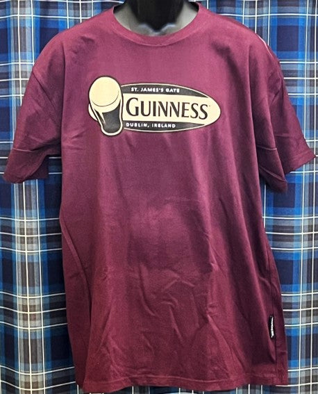 T-Shirt - Guinness Burgundy