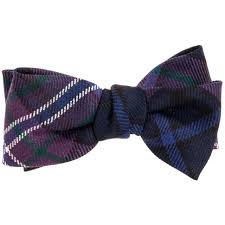 Tartan Bow Hair Clip